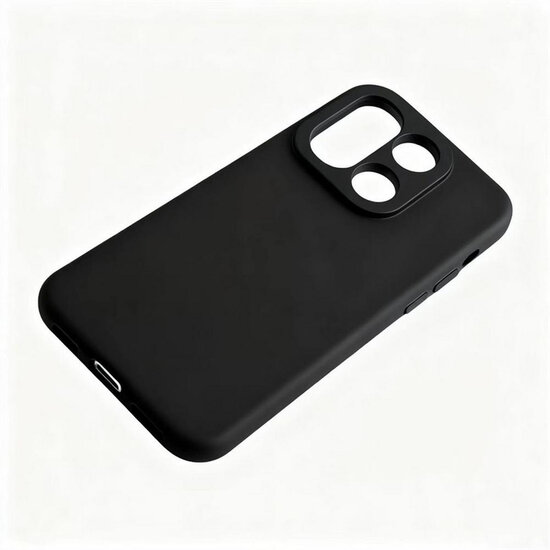 OnePlus 15 Hoesje - MobyDefend TPU Backcover - Mat Zwart