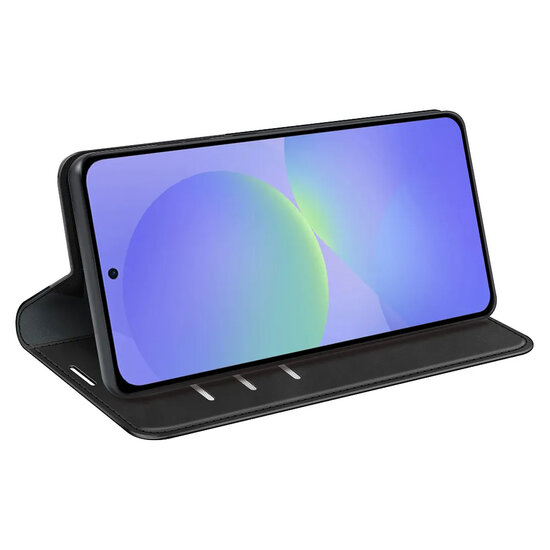 Samsung Galaxy A37 Hoesje - MobyDefend Luxe Wallet Bookcase (Magnetische Sluiting) - Zwart