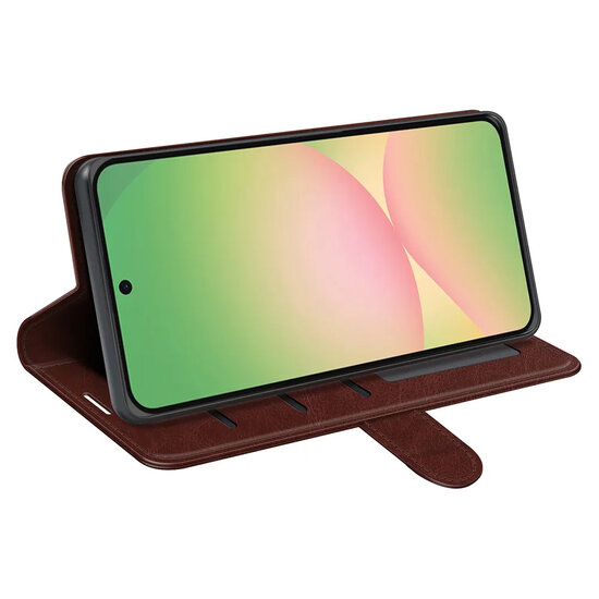 Samsung Galaxy A57 Hoesje - MobyDefend Wallet Book Case (Sluiting Achterkant) - Bruin