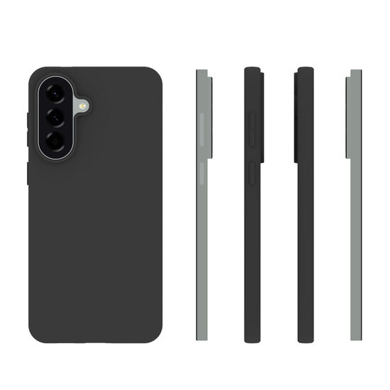 Samsung Galaxy A57 Hoesje - MobyDefend TPU Backcover - Mat Zwart