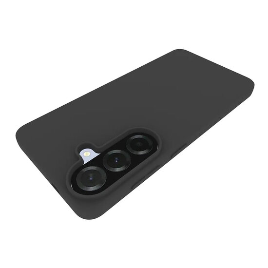 Samsung Galaxy S26 Hoesje - MobyDefend TPU Backcover - Mat Zwart