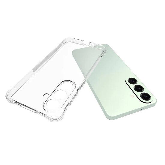 Samsung Galaxy S26 Plus (S26+) Hoesje - MobyDefend Transparante Shockproof TPU Backcover - Verstevigde Hoeken - Volledig Doorzichtig