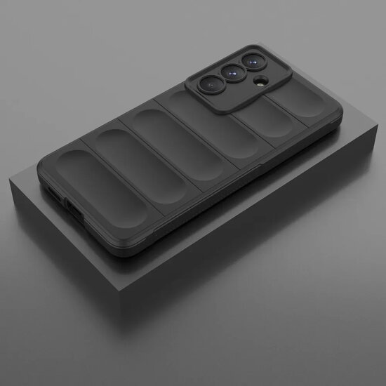 Samsung Galaxy S26 Plus (S26+) Hoesje - MobyDefend TPU Gripcase - Zwart