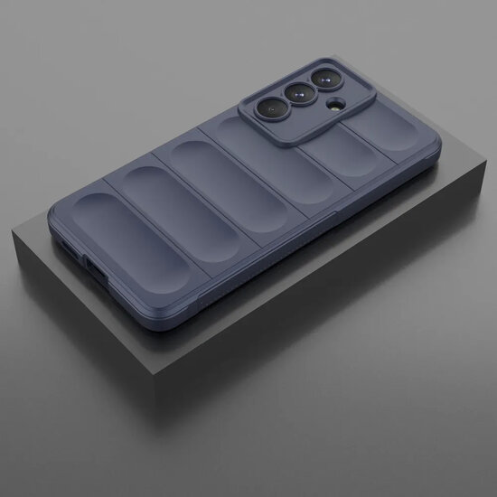Samsung Galaxy S26 Plus (S26+) Hoesje - MobyDefend TPU Gripcase - Blauw