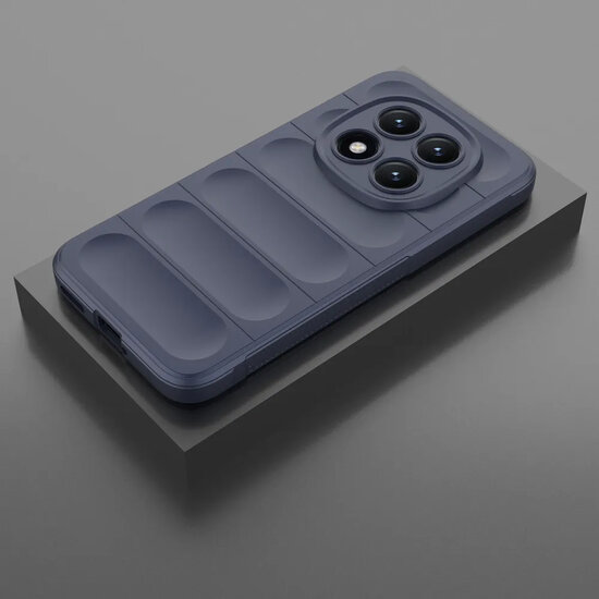 Xiaomi Redmi Note 15 Pro Plus 5G Hoesje - MobyDefend TPU Gripcase - Blauw