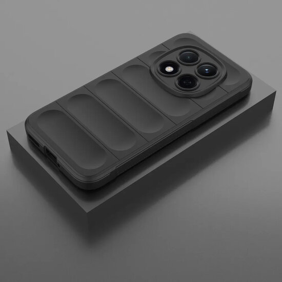 Xiaomi Redmi Note 15 Pro 5G Hoesje - MobyDefend TPU Gripcase - Zwart