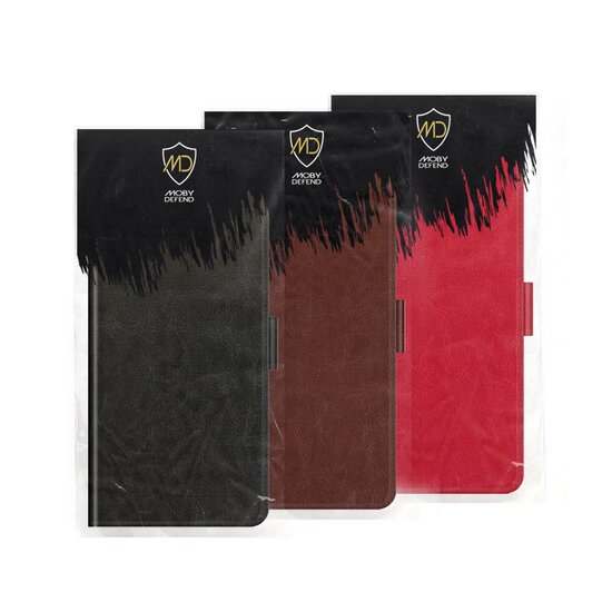 Xiaomi Redmi Note 15 Pro 4G Hoesje - MobyDefend Wallet Book Case (Sluiting Achterkant) - Rood