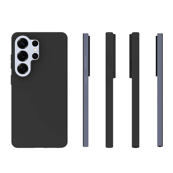 Samsung Galaxy S26 Ultra Hoesje - MobyDefend TPU Backcover - Mat Zwart