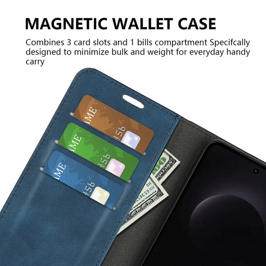 Samsung Galaxy S26 Ultra Hoesje - MobyDefend Luxe Wallet Bookcase (Magnetische Sluiting) - Rood