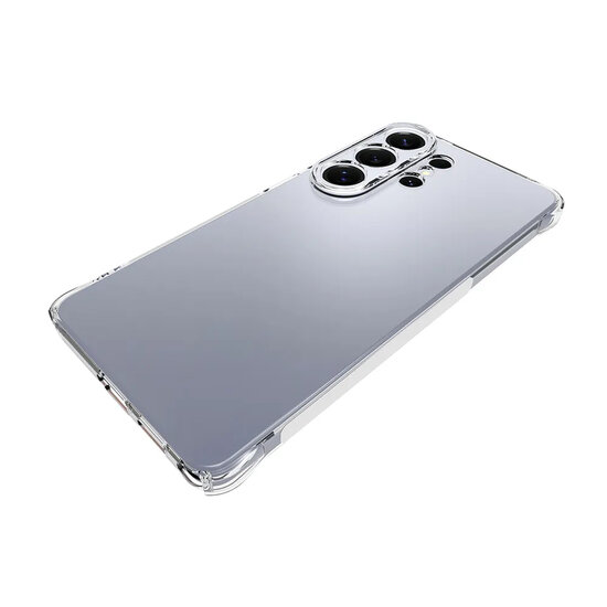 Samsung Galaxy S26 Ultra Hoesje - MobyDefend Transparante Shockproof TPU Backcover - Verstevigde Hoeken - Volledig Doorzichtig