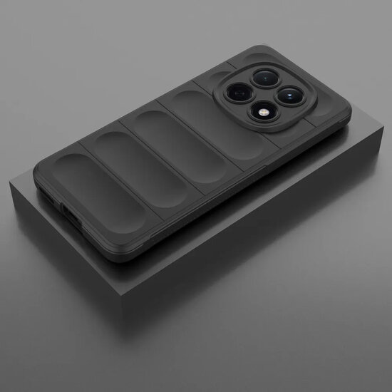 Xiaomi Redmi Note 15 5G Hoesje - MobyDefend TPU Gripcase - Zwart