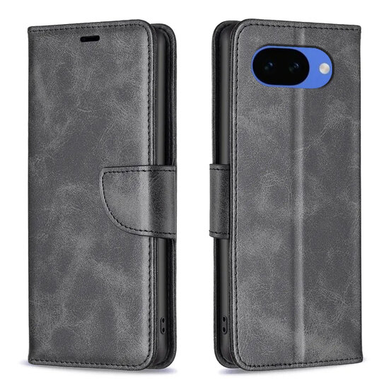 Google Pixel 10a Hoesje - MobyDefend Wallet Book Case Met Koord - Zwart
