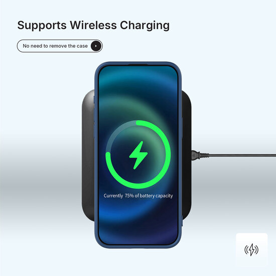 Oppo Find X9 Hoesje - MobyDefend Matte Siliconen Backcover - Blauw