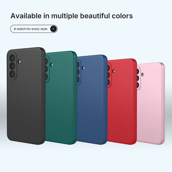 Samsung Galaxy A36 / Samsung Galaxy A37 Hoesje - MobyDefend Matte Siliconen Backcover - Licht Roze