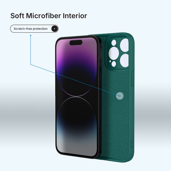 Xiaomi Redmi Note 15 Pro 4G Hoesje - MobyDefend Matte Siliconen Backcover - Groen