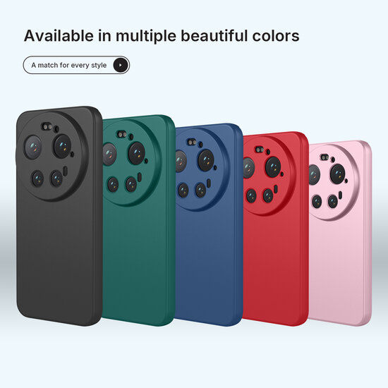 Xiaomi 17 Ultra Hoesje - MobyDefend Matte Siliconen Backcover - Groen