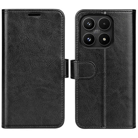 Xiaomi 17 Hoesje - MobyDefend Wallet Book Case (Sluiting Achterkant) - Zwart