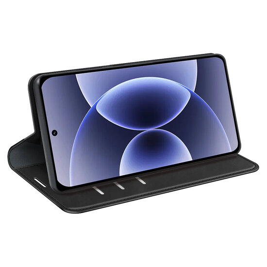 Xiaomi 17 Hoesje - MobyDefend Luxe Wallet Bookcase (Magnetische Sluiting) - Zwart