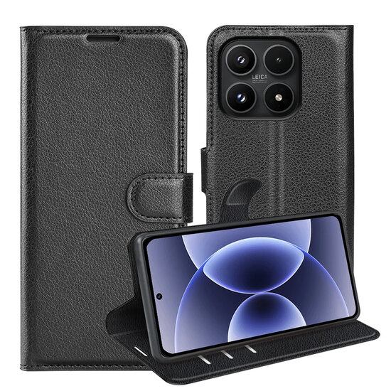 Xiaomi 17 Hoesje - MobyDefend Kunstleren Wallet Book Case (Sluiting Voorkant) - Zwart