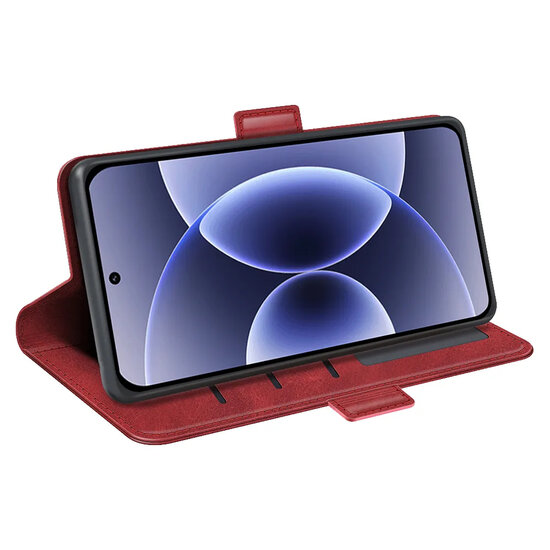 Xiaomi 17 Hoesje - MobyDefend Luxe Wallet Book Case (Sluiting Zijkant) - Rood