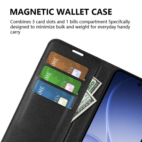 Oppo Reno15 Hoesje - MobyDefend Kunstleren Wallet Book Case (Sluiting Voorkant) - Rood