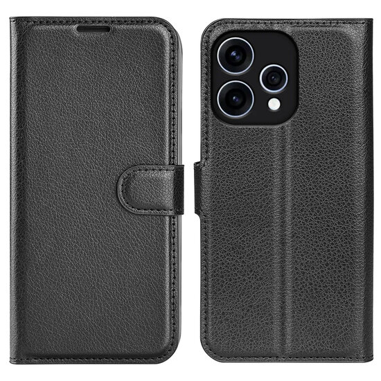 Oppo Reno15 Hoesje - MobyDefend Kunstleren Wallet Book Case (Sluiting Voorkant) - Zwart