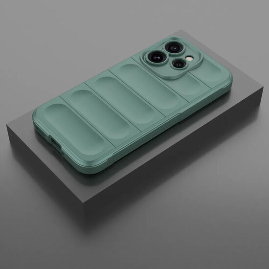Oppo Reno15 Pro Hoesje - MobyDefend TPU Gripcase - Groen