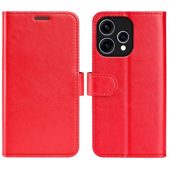 Oppo Reno15 Hoesje - MobyDefend Wallet Book Case (Sluiting Achterkant) - Rood