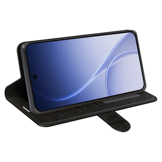 Oppo Reno15 Hoesje - MobyDefend Wallet Book Case (Sluiting Achterkant) - Zwart