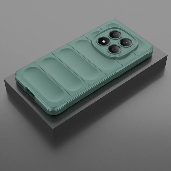 Xiaomi Redmi Note 15 Pro 4G Hoesje - MobyDefend TPU Gripcase - Groen