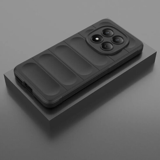 Xiaomi Redmi Note 15 Pro 4G Hoesje - MobyDefend TPU Gripcase - Zwart