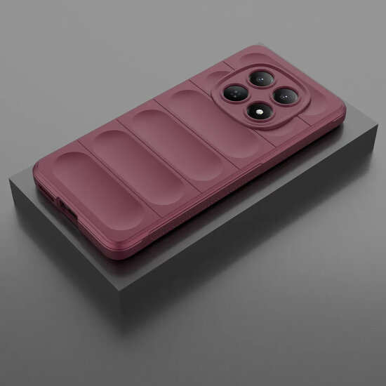 Xiaomi Redmi Note 15 4G Hoesje - MobyDefend TPU Gripcase - Donkerpaars
