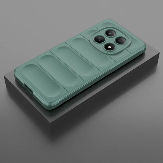 Xiaomi Redmi Note 15 4G Hoesje - MobyDefend TPU Gripcase - Groen