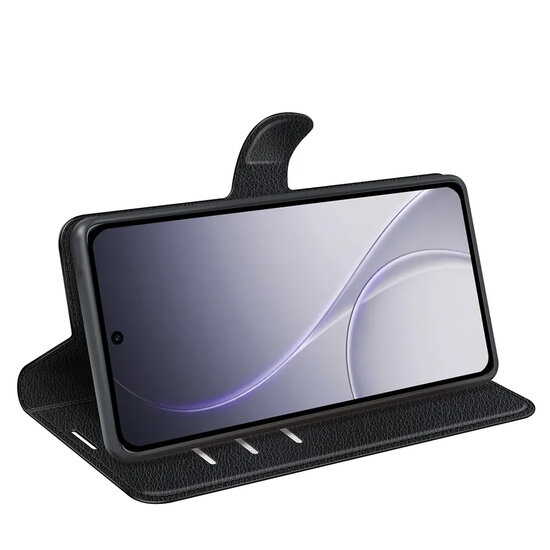 Oppo Reno15 F / Oppo Reno15 FS Hoesje - MobyDefend Kunstleren Wallet Book Case (Sluiting Voorkant) - Zwart