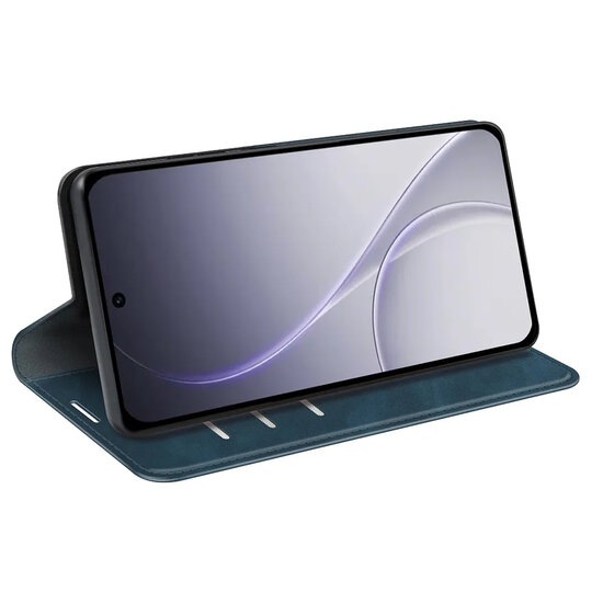 Oppo Reno15 F / Oppo Reno15 FS Hoesje - MobyDefend Luxe Wallet Bookcase (Magnetische Sluiting) - Blauw