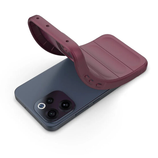 Oppo Reno15 F / Oppo Reno15 FS Hoesje - MobyDefend TPU Gripcase - Donkerpaars