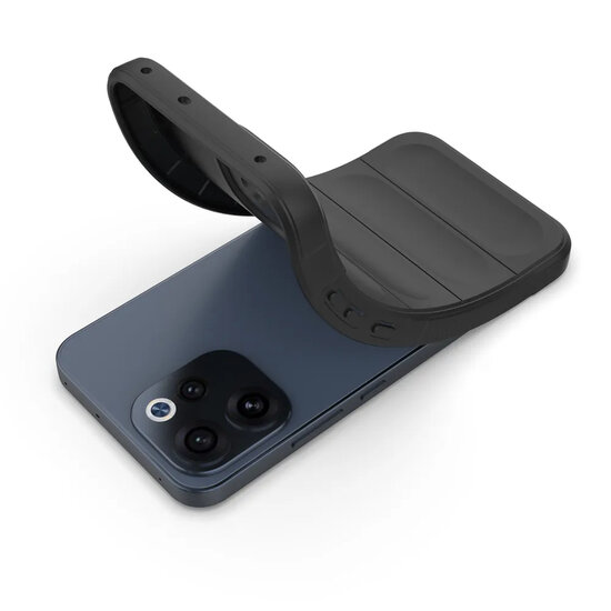 Oppo Reno15 F / Oppo Reno15 FS Hoesje - MobyDefend TPU Gripcase - Zwart