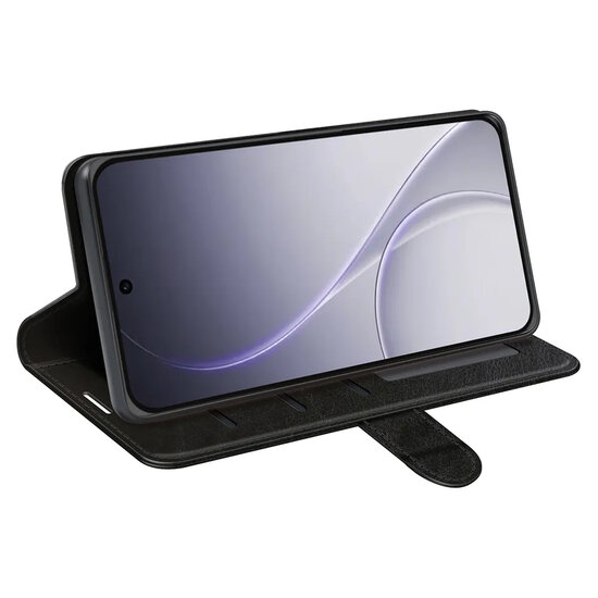 Oppo Reno15 F / Oppo Reno15 FS Hoesje - MobyDefend Wallet Book Case (Sluiting Achterkant) - Zwart