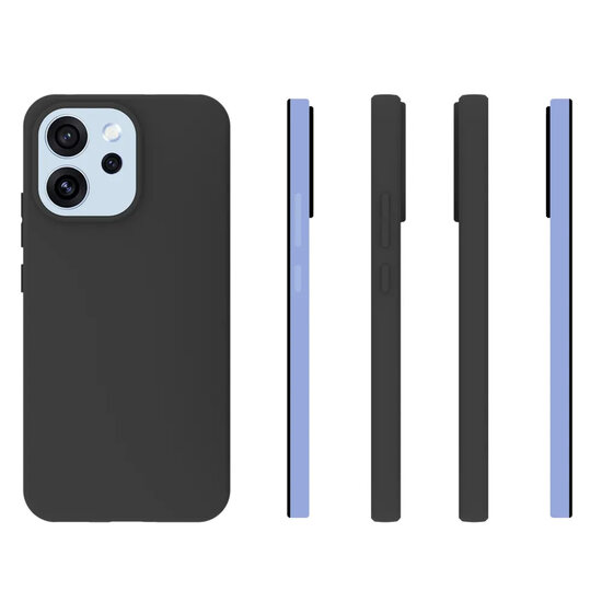 Oppo Reno15 F / Oppo Reno15 FS Hoesje - MobyDefend TPU Backcover - Mat Zwart