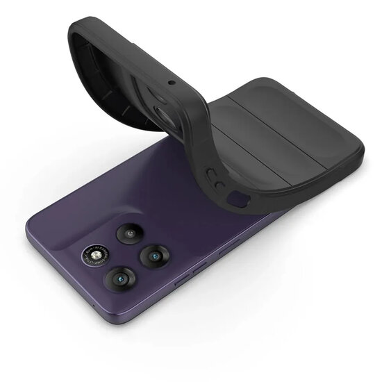 Motorola Moto G57 Power Hoesje - MobyDefend TPU Gripcase - Groen