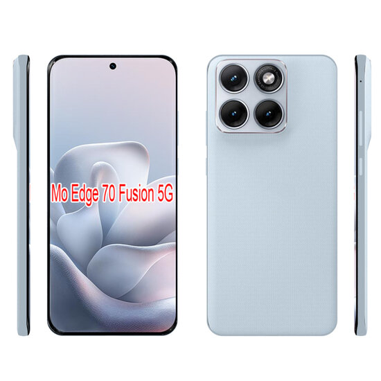 Motorola Edge 70 Fusion Hoesje - MobyDefend Transparante TPU Backcover - Volledig Doorzichtig