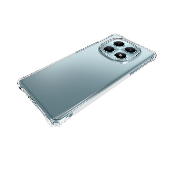 Xiaomi Redmi Note 15 4G Hoesje - MobyDefend Transparante Shockproof TPU Backcover - Verstevigde Hoeken - Volledig Doorzichtig