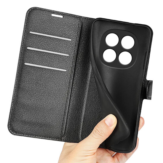 Xiaomi Redmi Note 15 5G Hoesje - MobyDefend Kunstleren Wallet Book Case (Sluiting Voorkant) - Zwart