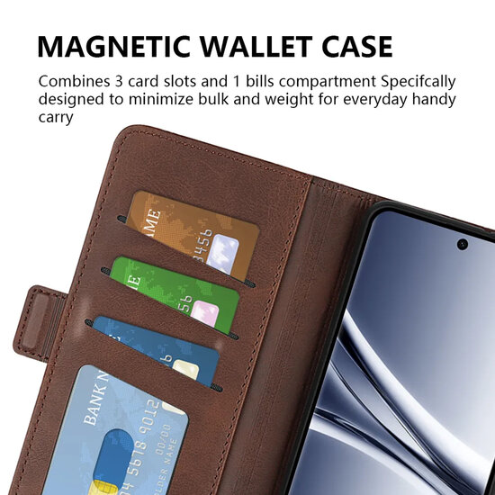 Xiaomi Redmi Note 15 5G Hoesje - MobyDefend Luxe Wallet Book Case (Sluiting Zijkant) - Rood