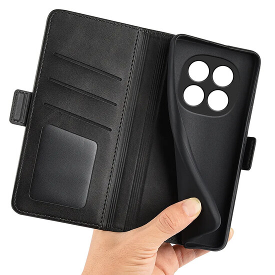 Xiaomi Redmi Note 15 Pro 5G Hoesje - MobyDefend Luxe Wallet Book Case (Sluiting Zijkant) - Zwart