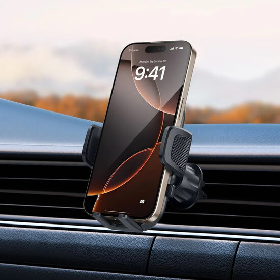 Tech-Protect Universele Telefoonhouder - Dashboard en Ventilatierooster - Autohouder - Zwart