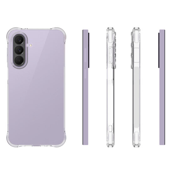 Samsung Galaxy A27 Hoesje - MobyDefend Transparante Shockproof TPU Backcover - Verstevigde Hoeken - Volledig Doorzichtig
