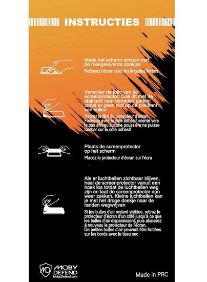 3-Pack Motorola Edge 70 Pro Screenprotectors - MobyDefend Screensavers Met Zwarte Randen - Gehard Glas 