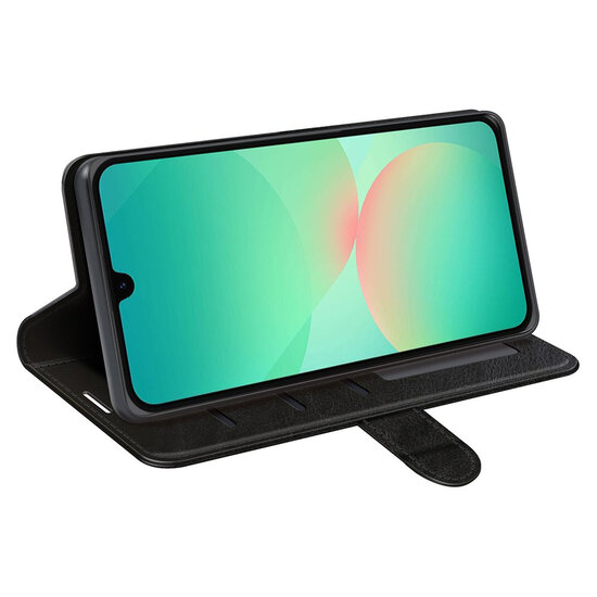 Samsung Galaxy A27 Hoesje - MobyDefend Wallet Book Case (Sluiting Achterkant) - Zwart
