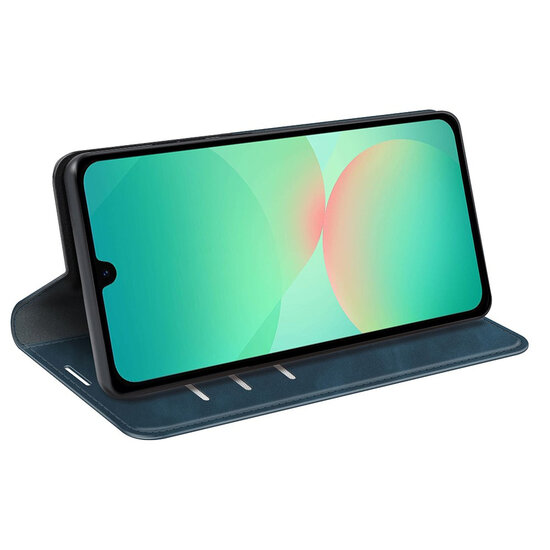 Samsung Galaxy A27 Hoesje - MobyDefend Luxe Wallet Bookcase (Magnetische Sluiting) - Blauw